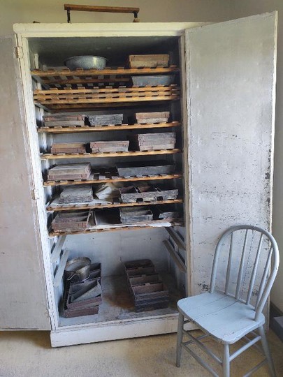 Proof cupboard in the bakery