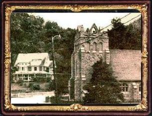 Here is a picture of the Presbyterian Church Mann built in 1890, with the famous Mann Mansion in the background. 