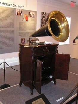 There are lots of exhibits highlighting the beginnings of the recording industry at the Johnson Victrola Museum.