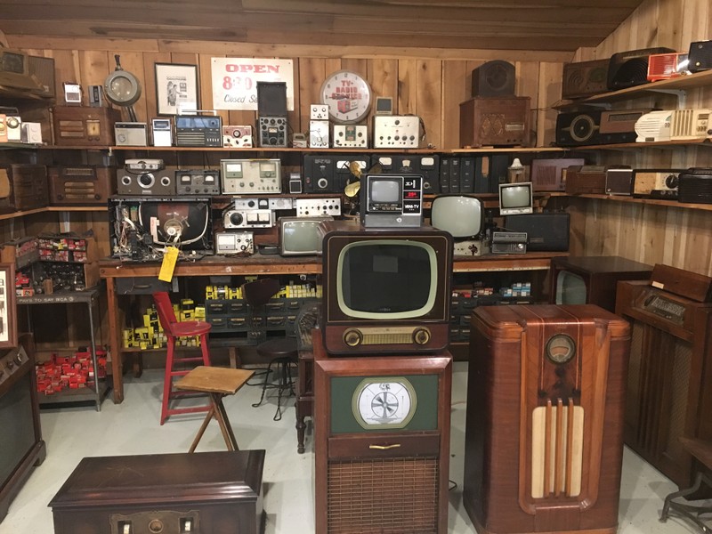 The TVs and radios seen here range from the 1920s to the 1960s. They forever revolutionized how we receive information.