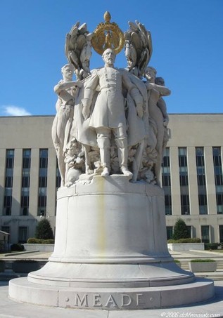 The memorial to General George Gordon Meade