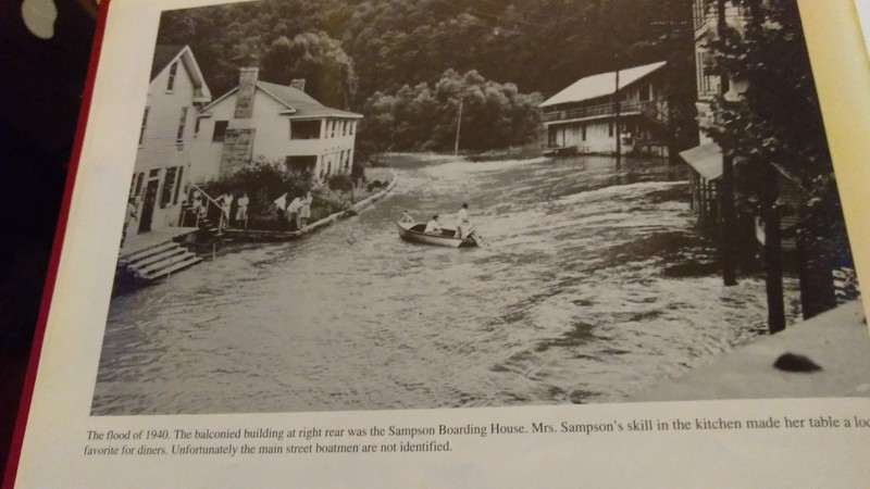 Photo taken by me from "A Pictorial History of Gauley Bridge"