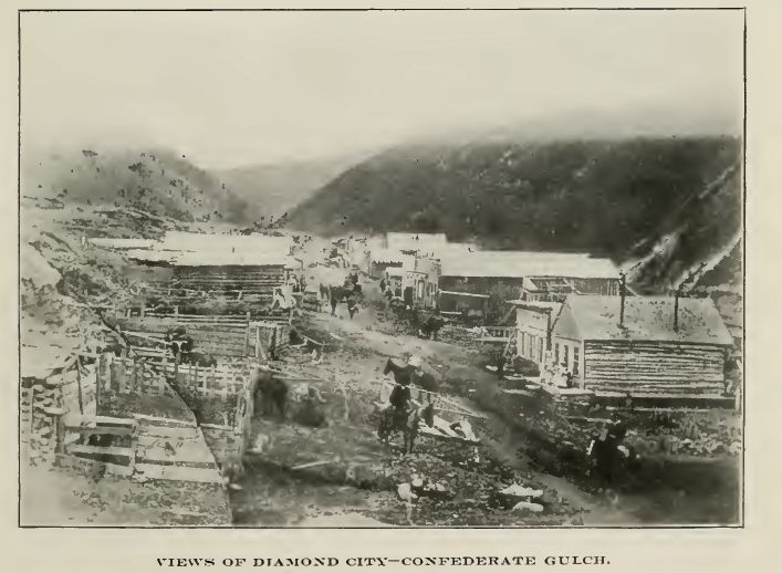 Confederate Gulch circa 1870