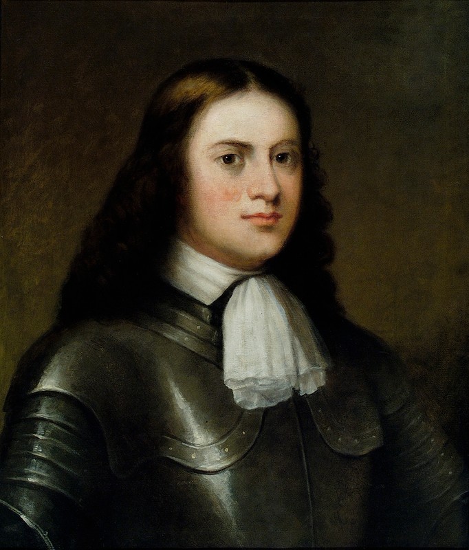 This rare portrait of William Penn came from his younger years, and its inscription says in Latin, "Peace is the goal of battle.” (statemuseumpa.org)