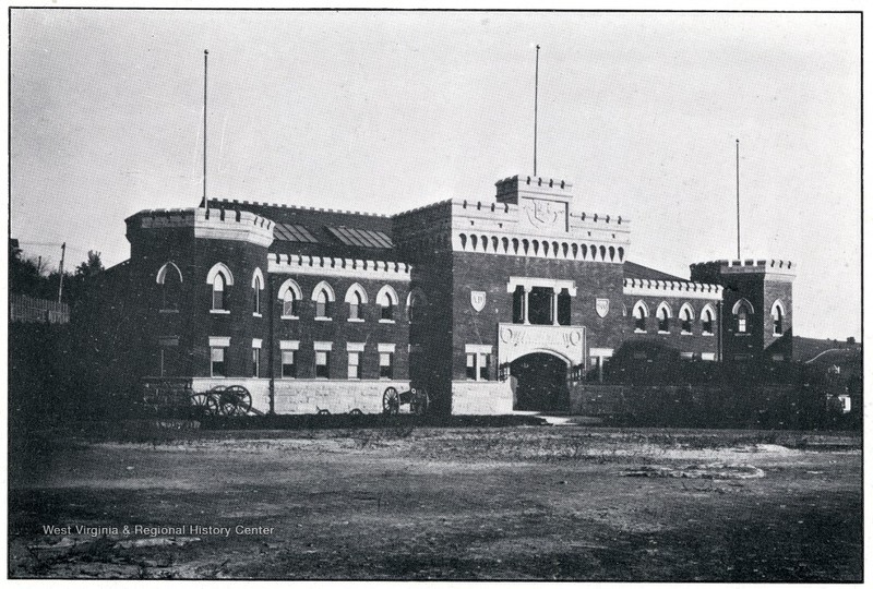 Armory Hall in 1911, shortly after its construction.