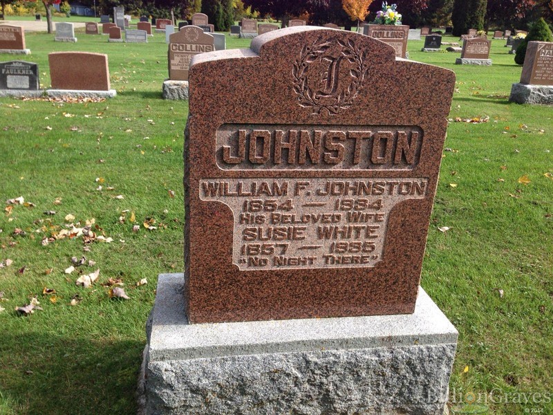 Gov. William F Johnston grave