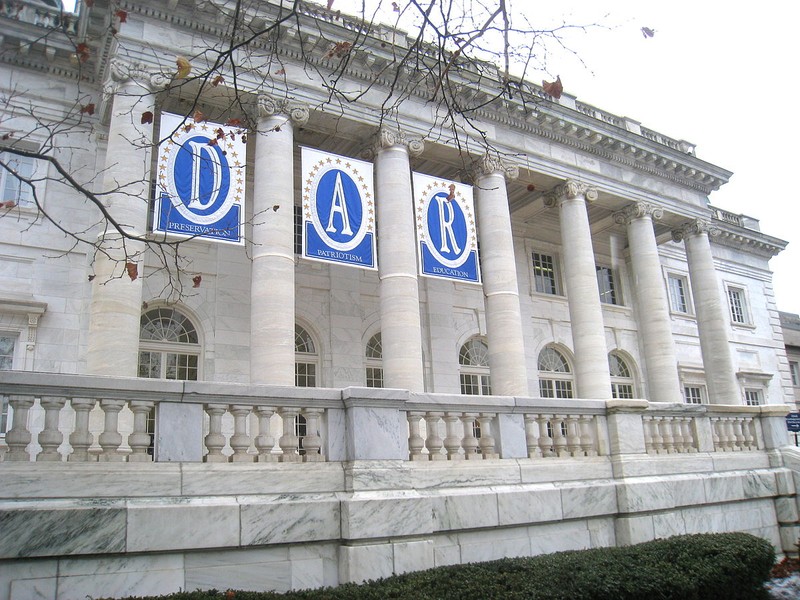 Daughters of the American Revolution Museum is located at the headquarters of the National Society Daughters of the American Revolution, Continental Hall.