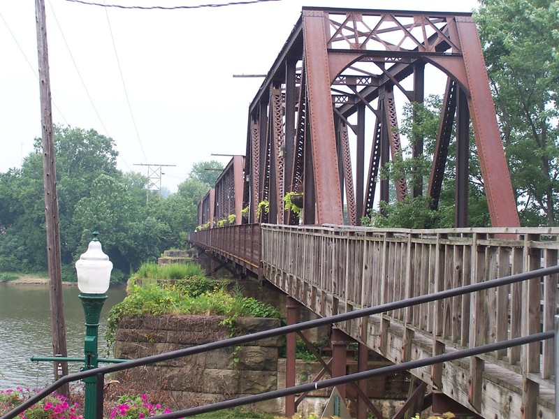 The Harmar Railroad Bridge today.