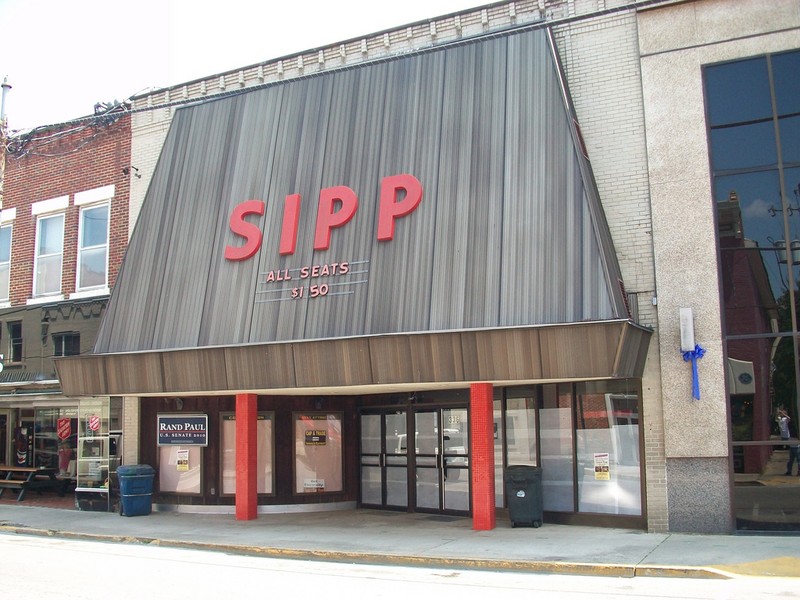 A view of what the Sipp Theatre looked like from opening until recent remodels