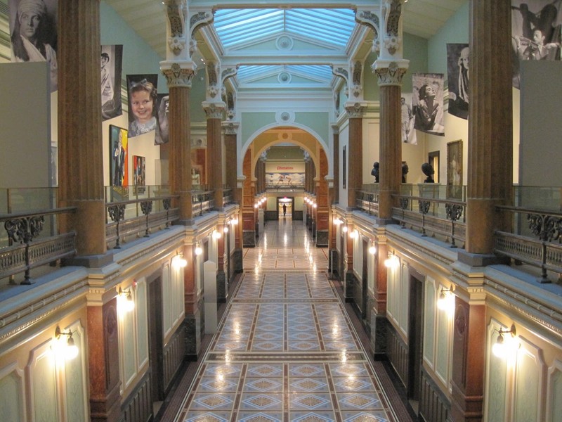 Abraham Lincoln held his second inaugural in the Old Patent Office Building's Great Hall. It remains a popular event space at the National Portrait Gallery.