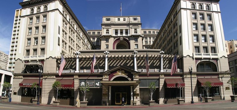 The US Grant Hotel is listed on the National Register of Historic Places and is located in downtown San Diego. It first opened in 1910. 