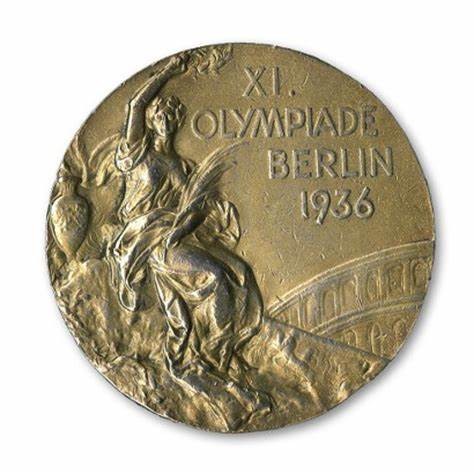 One of Jesse's 1936 Olympic gold medals
