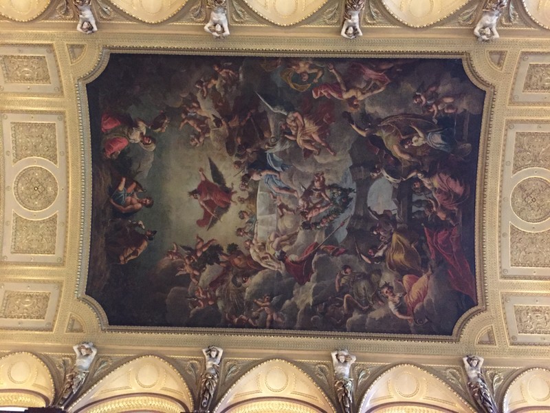 Ceiling painting in the great hall