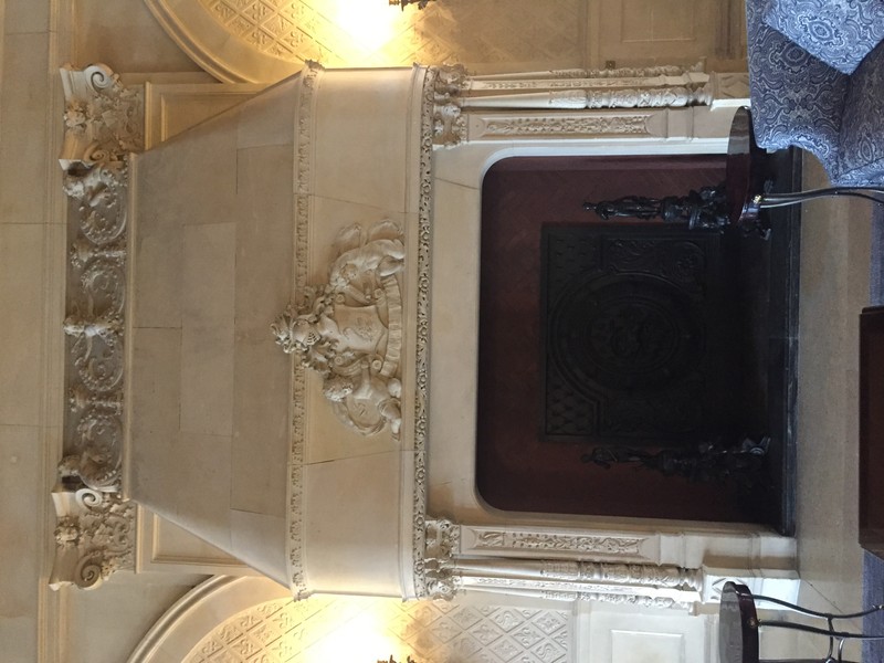 Fireplace in the great hall