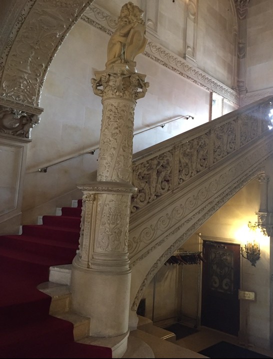 Main staircase in Ochre Court