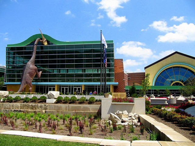 Front entrance of the Children's Museum of Indianapolis