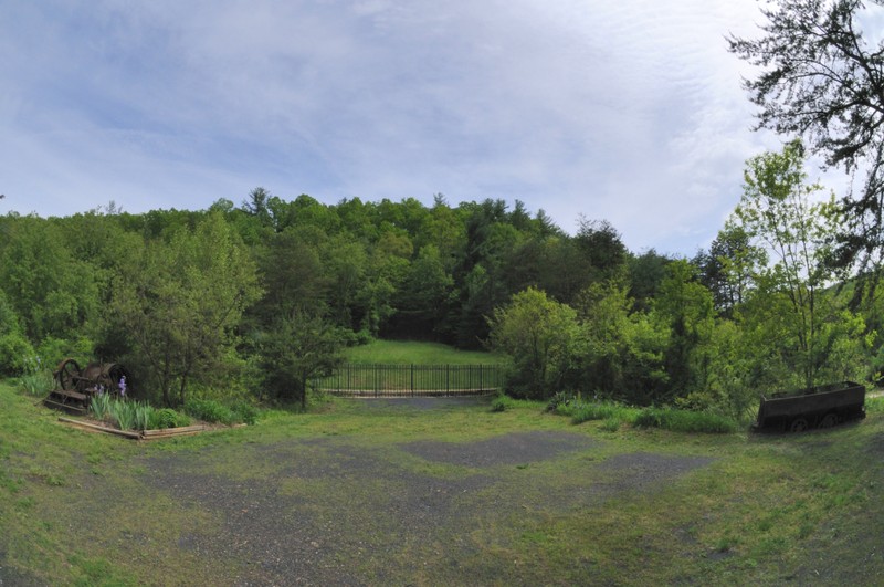 Coal Mining Heritage Park:  Merrimac Mine along the Hucklberry Trail in Montgomery County, Virginia