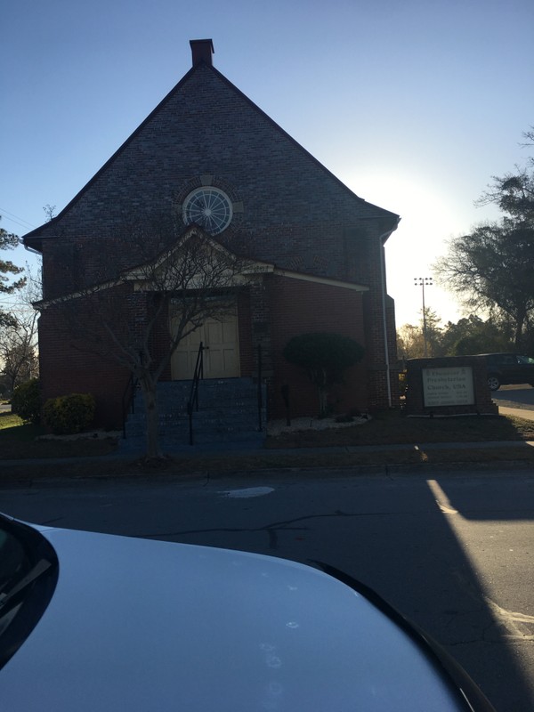 Ebenezer Presbyterian Church in New Bern. 