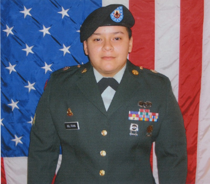 Photograph of Monica Beltran, courtesy of John W. Listman Jr., Virginia National Guard and Fort Pickett Museum, Blackstone, Va.