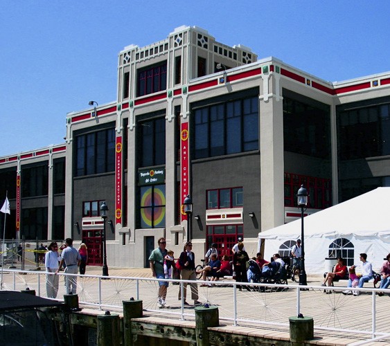 Torpedo Factory exterior, image courtesy of the Torpedo Factory Art Center.