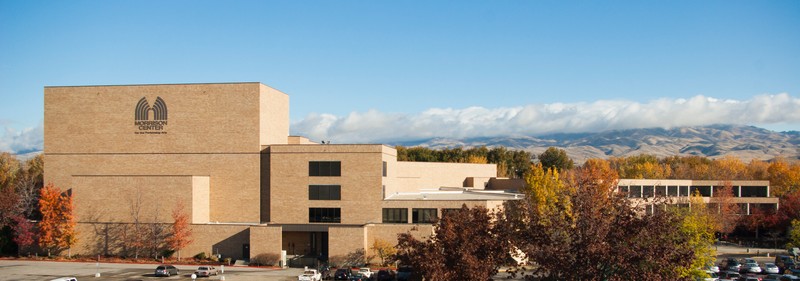 Exterior view of the Morrison Center.

Photo Courtesy of morrisoncenter.com 