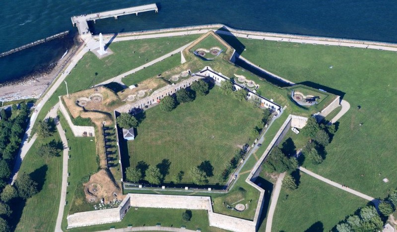Fort Independence is the oldest fortified site of English origin in the United States