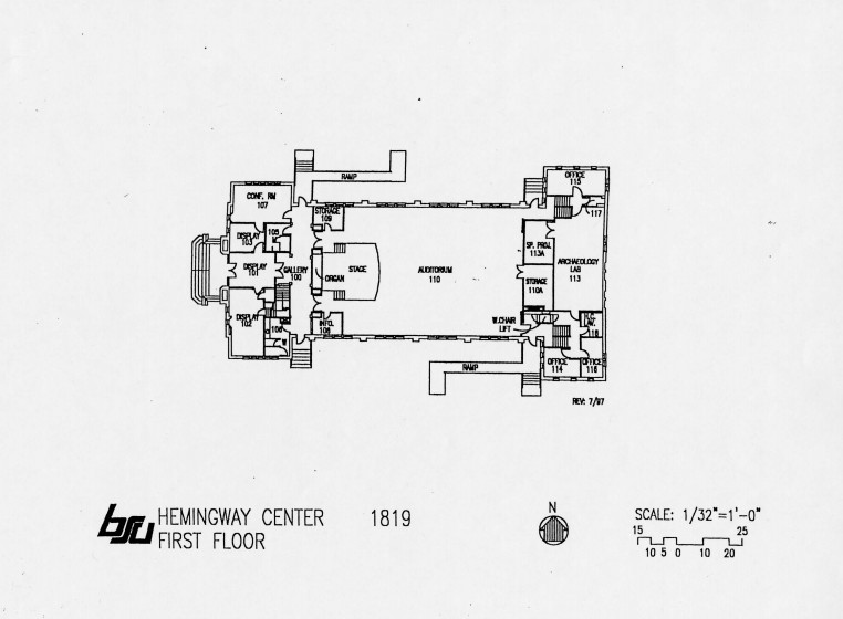 First Floor of Assembly hall floor plan