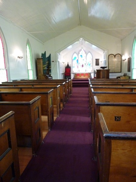 Interior view to alter.
Photo provided by the Idaho Architecture Project.