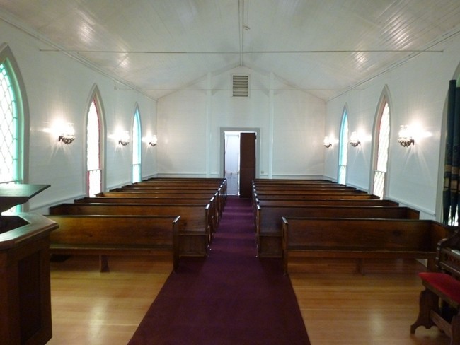 Interior view to entrance.
Photo provided by the Idaho Architecture Project.