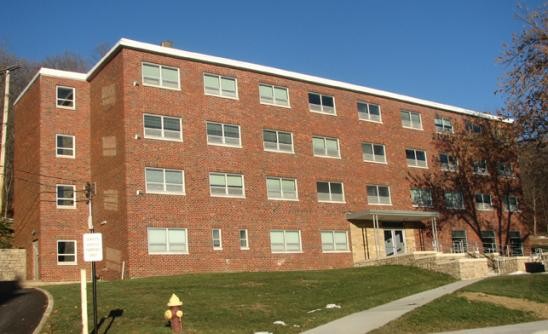 Hawley Hall from West enterance