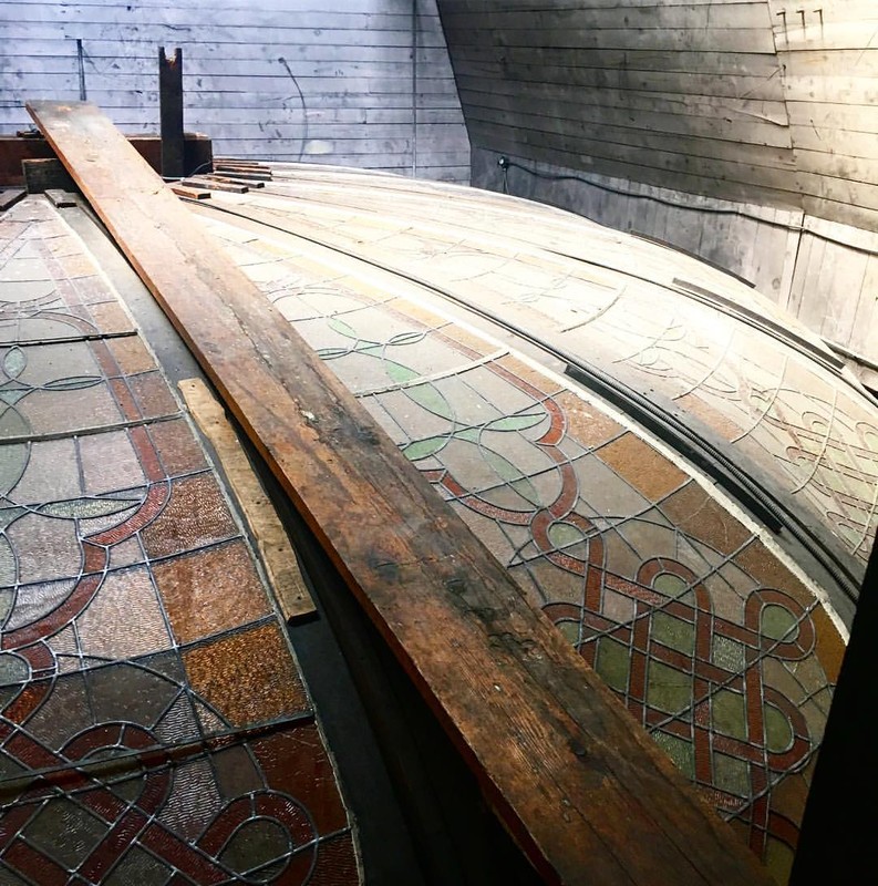 The dome as seen from above. Photo: Historic Wesley Center