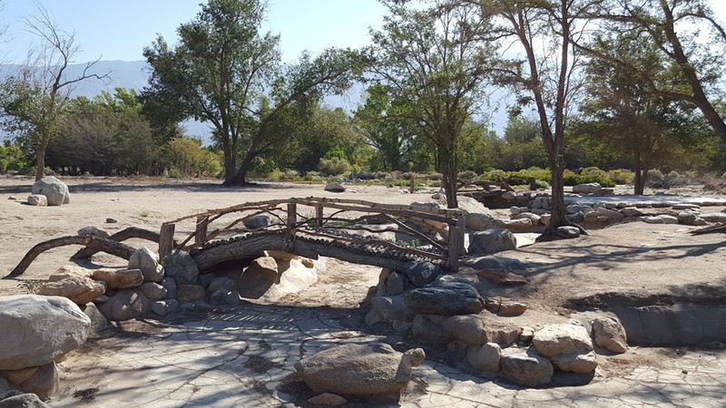 Kuichiro Nishi bridge in the Merritt Park area of Manzanar.