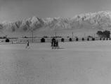 The inmates of Manzanar faced extreme changes in weather: bitter cold in winter, summer temperatures over 100 degrees, and frequent winds, blowing dust into the barracks.