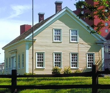Built in 1848, the Ard Godfrey House is the oldest house in the city. Photo: Minneapolis Park and Recreation Board