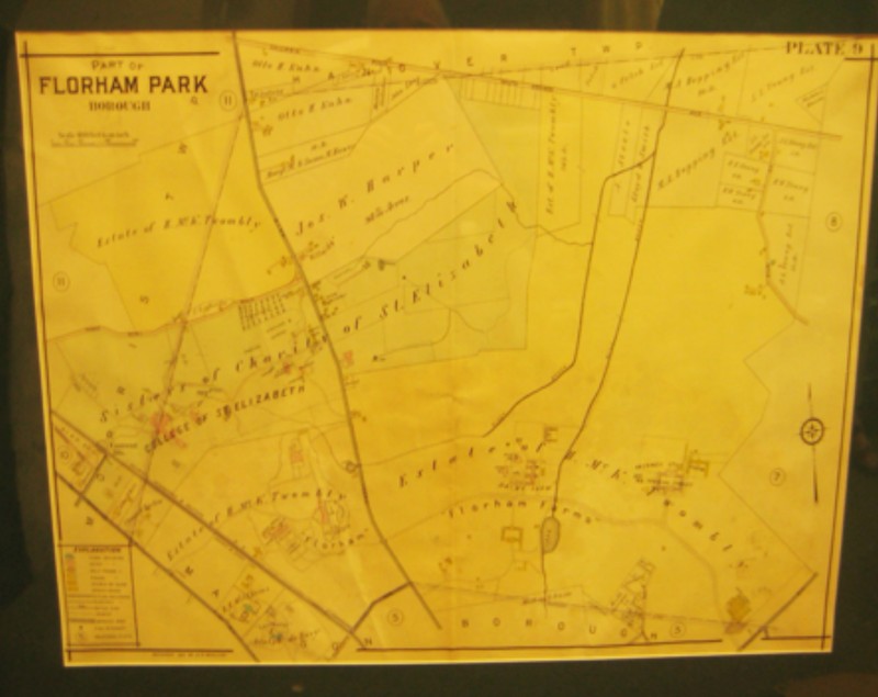 Florham on a 1910 map of Florham Park NJ