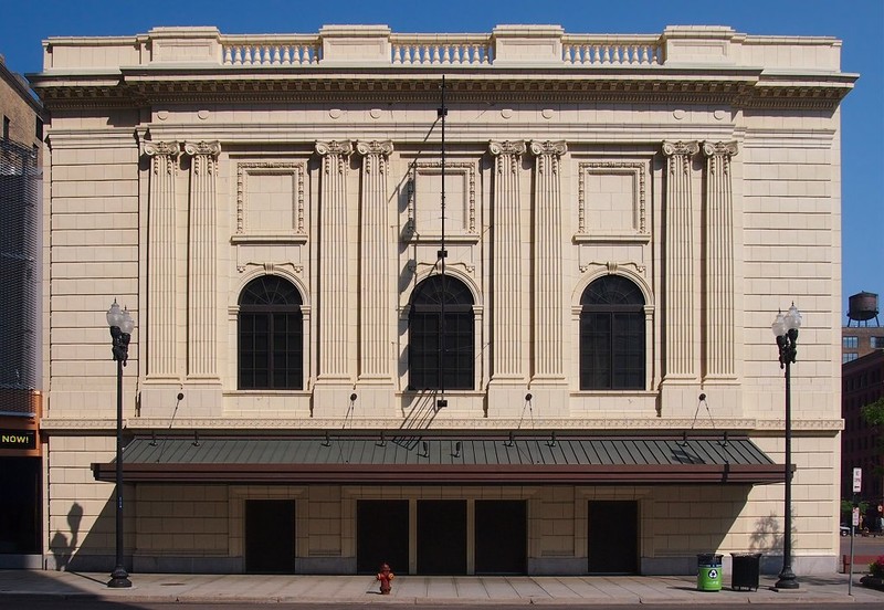 The Goodale Theatre, part of the Cowles Center for Dance and the Performing Arts, was built in 1910.