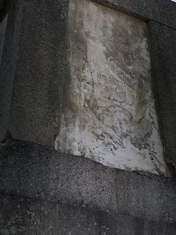 Side inscription on Battle of Kings Mountain Centennial Monument