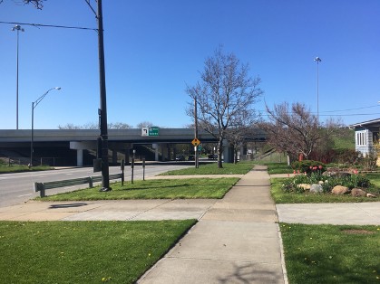 I-90 over West Boulevard. View looking north 