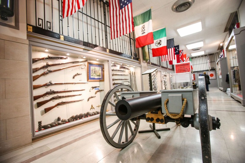 One of the displays within Steen's Military Museum