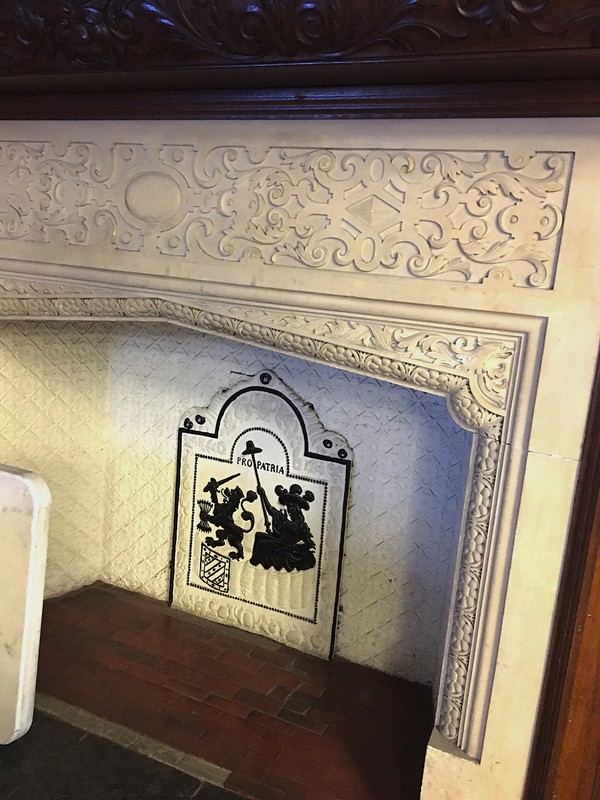 Replica fireplace inspired by Wakhurst Place