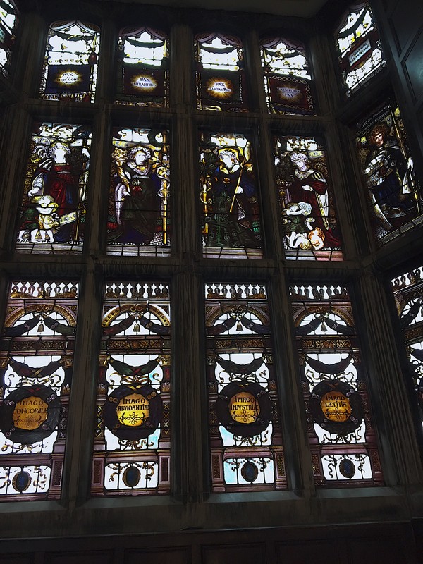 Stained glass windows designed by Charles Kempe