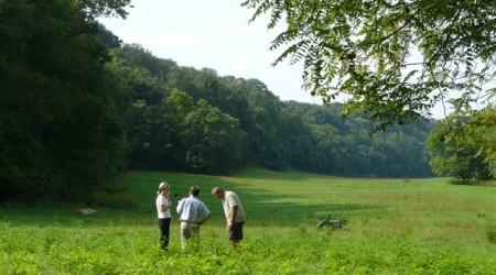 Three descendants of Mary Ingles on Ingles Farm
"ingles_04-450x250" via: VirginiaOutdoorsFoundation