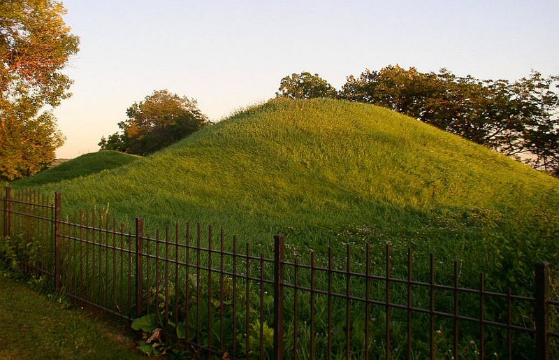 Indian Mounds Regional Park was founded in the 1890s to save these and the other remaining prehistoric mounds.