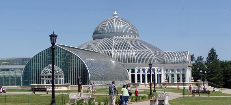 The Marjorie McNeely Conservatory was built in 1915.