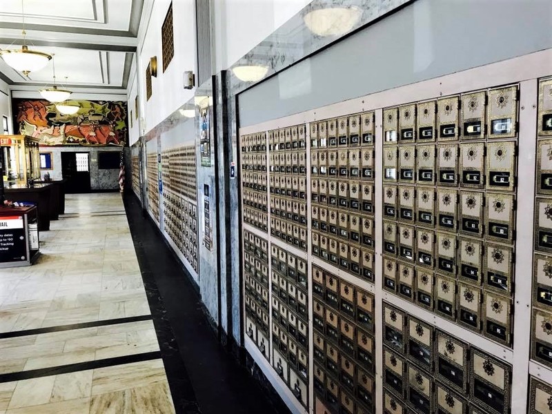 Inside Cortland's Post Office