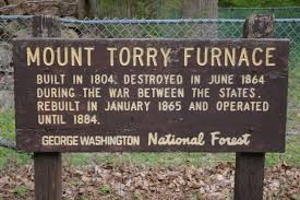 Mount Torry Furnace Sign