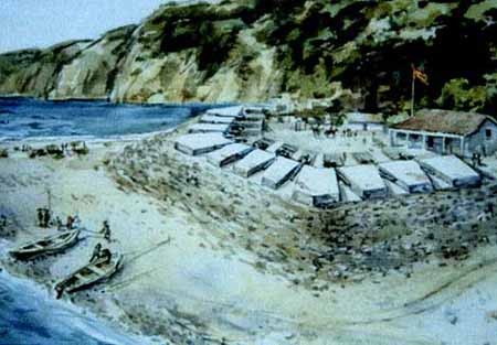 Artist's rendition of the fort upon completion 