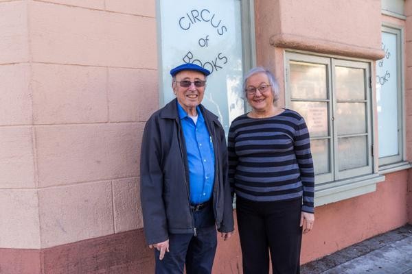 Barry and Karen Mason, owners of Circus of Books from 1982 until its closing in 2019