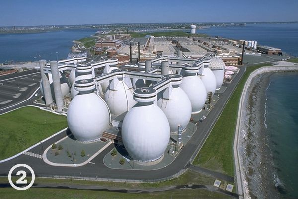 Deer Island's Wastewater Treatment Facility