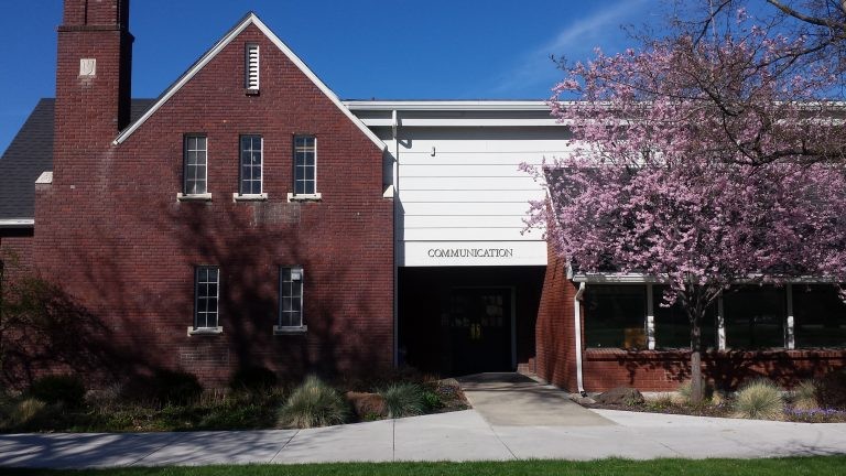 South side of the Communications Building aka old Student Union  (Boise State University Library, Special Collections and Archives) 